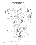 SECTION Diagram and Parts List for LE7685XPW0  Whirlpool Dryer