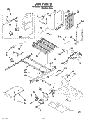 UNIT PARTS Diagram and Parts List for 6GD5SHGXSS00  Whirlpool Refrigerator