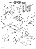 UNIT PARTS Diagram and Parts List for ED5JHEXTS00  Whirlpool Refrigerator