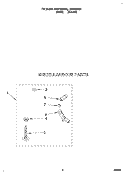MISCELLANEOUS Diagram and Parts List for LSS7233AW1  Whirlpool Washer