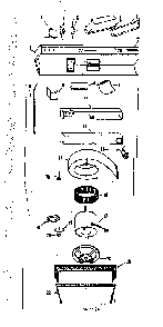 Range Hood Assembly Diagram and Parts List for 15594022  Kenmore Range Hood