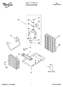 UNIT, LITERATURE Diagram and Parts List for ACS102XH0  Whirlpool Air Conditioner