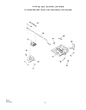 BURNER Diagram and Parts List for 1353W1A  Roper Range