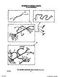 WIRING HARNESS Diagram and Parts List for KEBI241WBL2  KitchenAid Wall Oven