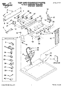 Part Location Diagram of W10071310 Whirlpool HARNS-WIRE