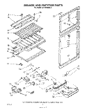BREAKER AND PARTITION Diagram and Parts List for EJT161XKWR2  Whirlpool Refrigerator