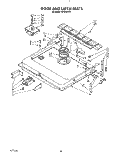 DOOR AND LATCH Diagram and Parts List for KPDI620T0  KitchenAid Dishwasher