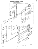 WIRING HARNESS , LIT/OPTIONAL Diagram and Parts List for MW8750XL0  Whirlpool Microwave