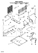 UNIT PARTS Diagram and Parts List for ER2CHMXPL04  Whirlpool Refrigerator
