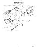 HARNESS Diagram and Parts List for FES340YL1  Whirlpool Range