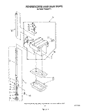 POWERSCREW AND RAM Diagram and Parts List for TF8600XTP1  Whirlpool Trash Compactor