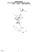 PUMP PARTS Diagram and Parts List for KUIS15NRHW6  KitchenAid Ice Maker