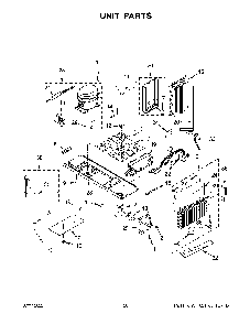 Unit Parts Diagram and Parts List for KRSC700HPS04  KitchenAid Refrigerator