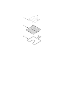 Internal Oven Parts Diagram and Parts List for RBS305PVT02  Whirlpool Wall Oven