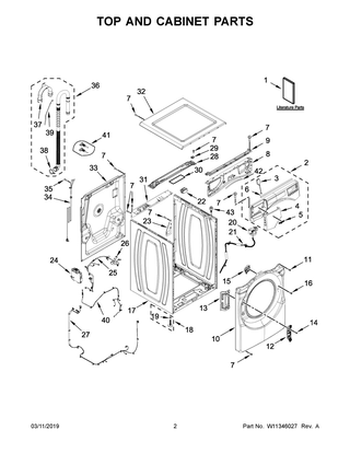 Part Location Diagram of W11318817 Whirlpool CNTRL-ELEC