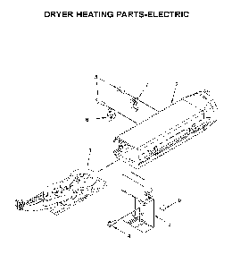 Dryer heating parts-electric Diagram and Parts List for WED8120HW0  Whirlpool Dryer