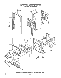 CONTROL Diagram and Parts List for RM988PXLW9  Whirlpool Microwave Oven Combo