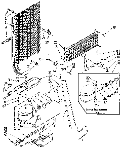 Unit Diagram and Parts List for ET14JKXSF04  Whirlpool Refrigerator