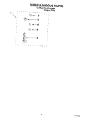 MISCELLANEOUS PARTS - OPTIONAL PARTS (NOT INCLUDED) Diagram and Parts List for 7MLBR5102MQ0  Whirlpool Washer