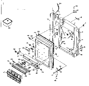 Part Location Diagram of 606005 Maytag Rack