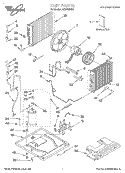 UNIT, LITERATURE Diagram and Parts List for ACM152XK0  Whirlpool Air Conditioner