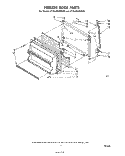 FREEZER DOOR Diagram and Parts List for ET18JMXMWR0  Whirlpool Refrigerator