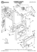 CABINET PARTS Diagram and Parts List for MED5700TQ0  Maytag Dryer