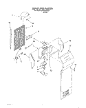 AIR FLOW, LIT/OPTIONAL Diagram and Parts List for 3XKGN705001  Whirlpool Refrigerator