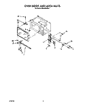 Part Location Diagram of 4358106 Whirlpool Bracket, Hinge