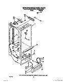REFRIGERATOR LINER Diagram and Parts List for 4ED25PWXWN01  Whirlpool Refrigerator