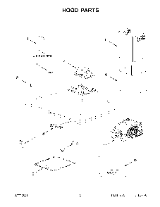 Hood Parts Diagram and Parts List for KXW2330YSS2  KitchenAid Range Hood
