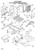 UNIT PARTS Diagram and Parts List for ES2FHAXSQ00  Whirlpool Refrigerator