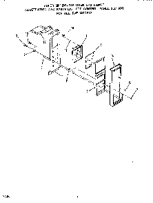 Control Panel Diagram and Parts List for 1745*0A  Roper Range