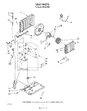 UNIT Diagram and Parts List for ACM062XW0  Whirlpool Air Conditioner
