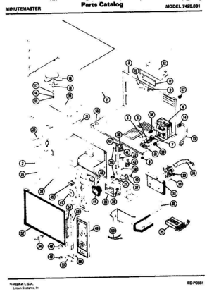 Part Location Diagram of M5D201 Whirlpool GROUND LEAD KIT