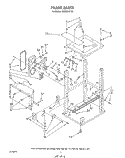 FRAME Diagram and Parts List for 4KUCS181T0  KitchenAid Trash Compactor