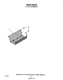 SHELF Diagram and Parts List for EV150CXKW1  Whirlpool Freezer