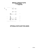 MISCELLANEOUS, OPTIONAL Diagram and Parts List for LSB6400KQ1  Whirlpool Washer