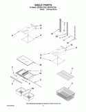 SHELF PARTS Diagram and Parts List for EB2SHKXVD02  Whirlpool Refrigerator