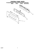 Part Location Diagram of 8301991 Whirlpool Electronic Clock Oven Control