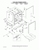 Part Location Diagram of W10317686 Whirlpool Door Strike
