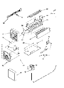 Icemaker parts, parts not illustrated Diagram and Parts List for ED5SHAXMT10  Whirlpool Refrigerator
