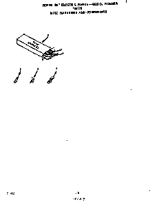 Wire Harnesses And Components Diagram and Parts List for F9817*0  Roper Range