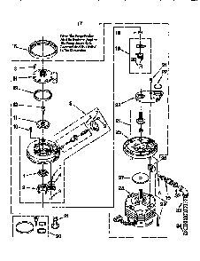 Pump And Motor Diagram and Parts List for DU9800XB0  Whirlpool Dishwasher