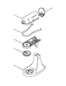 Color Variation Parts Diagram and Parts List for KSM153PSCB0  KitchenAid Mixer