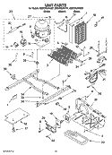 Part Location Diagram of W10355489 Whirlpool COMPRESSOR