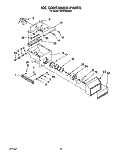 ICE CONTAINER Diagram and Parts List for KSSS36DBX01  KitchenAid Refrigerator