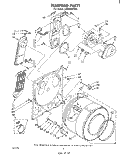 SECTION Diagram and Parts List for LE6800XPW0  Whirlpool Dryer