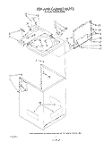 TOP AND CABINET , LITERATURE AND OPTIONAL Diagram and Parts List for KAWE450VWH0  KitchenAid Washer