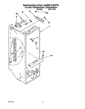 REFRIGERATOR LINER Diagram and Parts List for RS22BRXAL01  Roper Refrigerator
